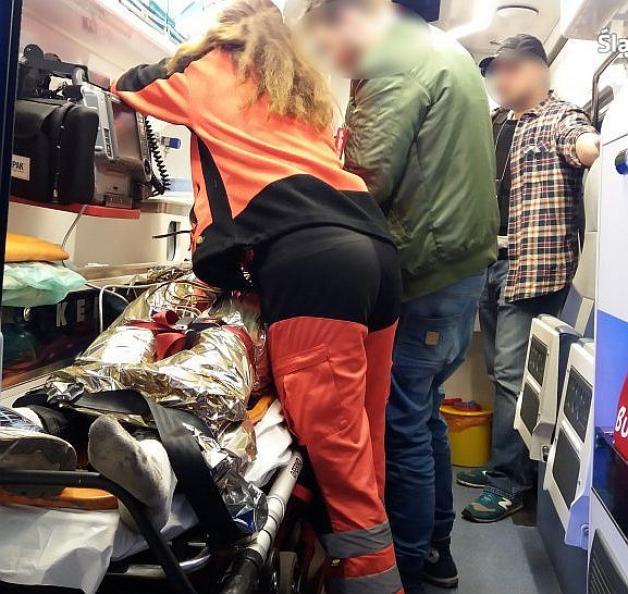 [VIDEO] Strzelanina i policyjna obława w Zabrzu. 37-latek uciekając przed policją wyskoczył z okna